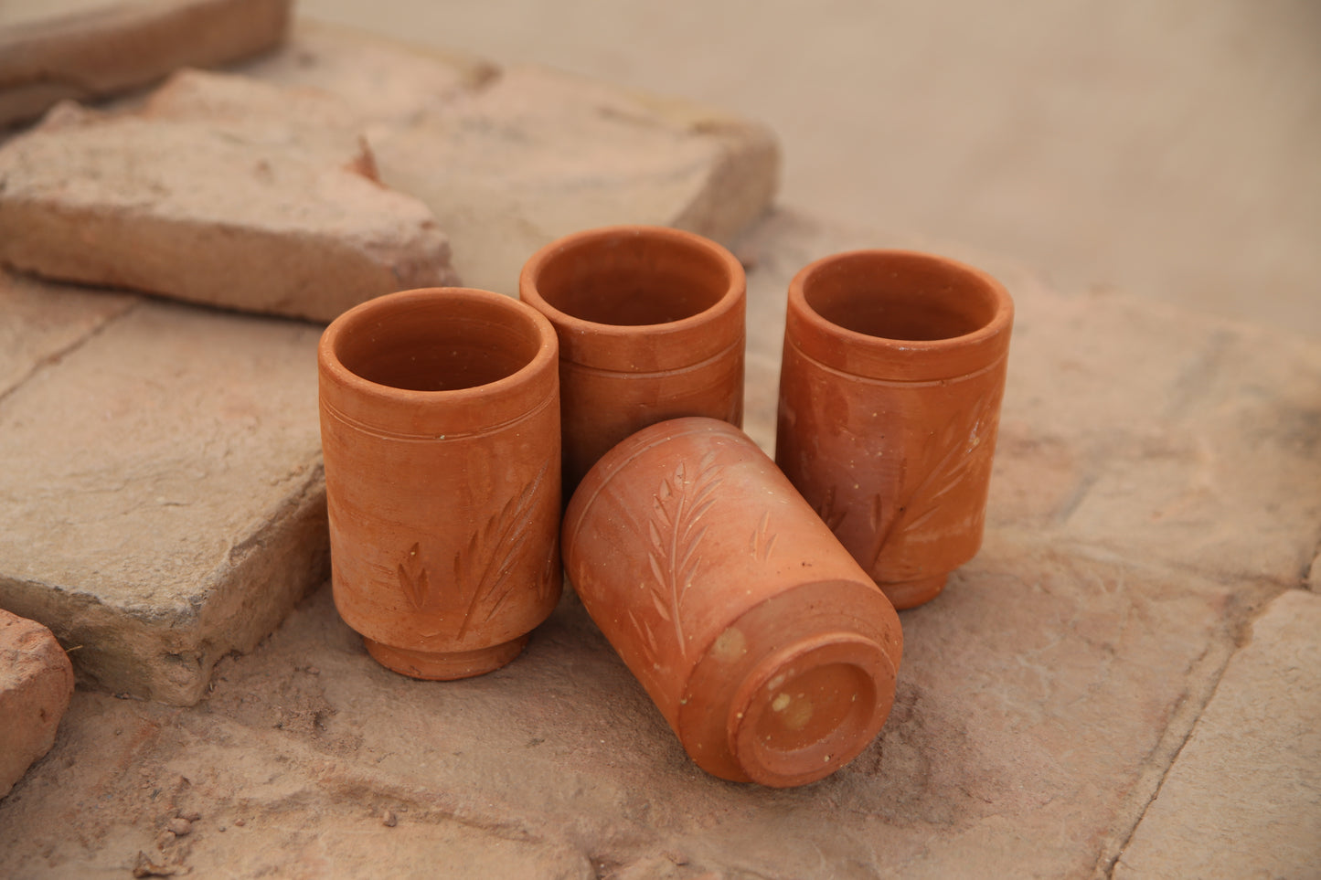 Cholistan Kulhar Drinking Set (Set of 4)
