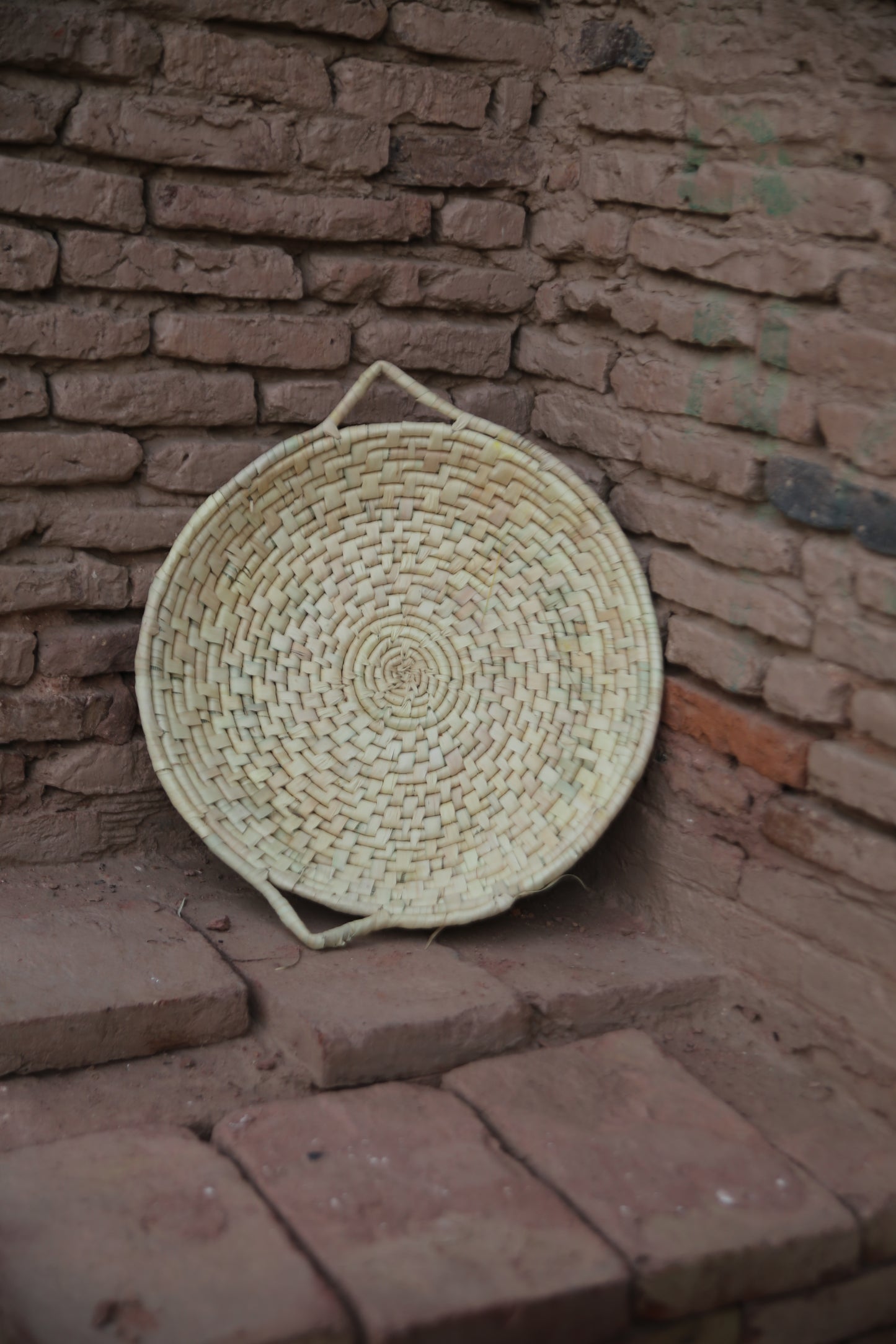 Traditional Handled Palm Tray