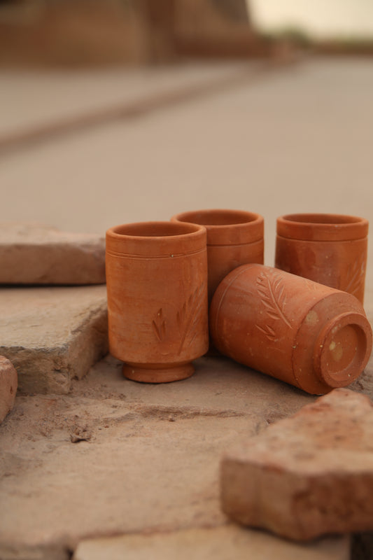 Cholistan Kulhar Drinking Set (Set of 4)